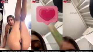 Elanur Ayan Özel Yayın İçinde Seksini Gösteriyor