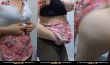 Koyu saçlı kız üvey kardeşin arkadan çıplak gelini