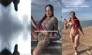 Yağmur Şimsek Sahilde jeeple çektiği onlyfans videosu